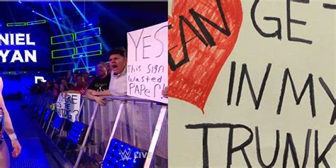 The Funniest Wwe Fan Signs Ever Fan Signs Wwe Stone C - vrogue.co