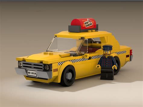 Lego Moc - New York Taxi | Lego cars, Lego, Cool lego