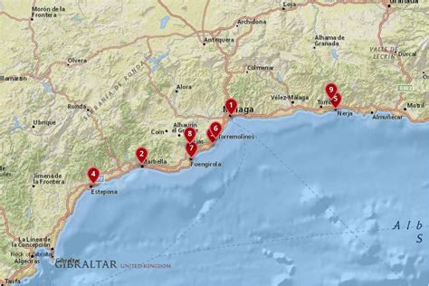 Map Of Mijas Costa Del sol Spain | secretmuseum