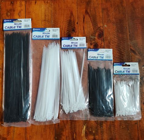 Nylon Zip Ties Cable Ties, Commercial & Industrial, Construction Tools & Equipment on Carousell