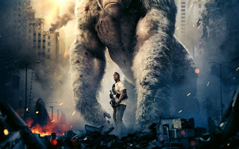 Download Rampage (Movie) Dwayne Johnson Movie Rampage (2018) 4k Ultra ...