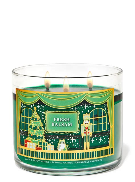 Fresh Balsam 3-Wick Candle | Bath and Body Works