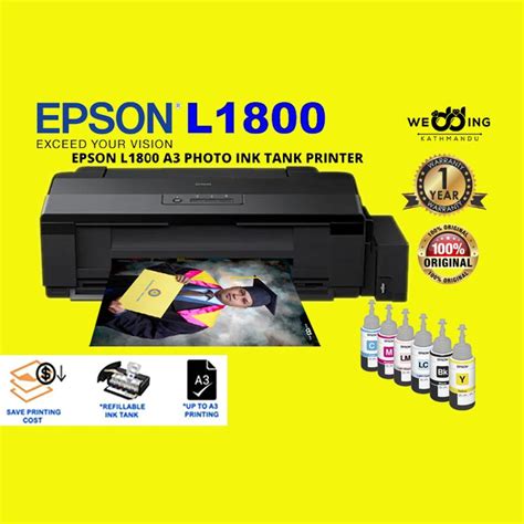 Printer Epson L1800 A3 Photo Ink Tank, 47% OFF