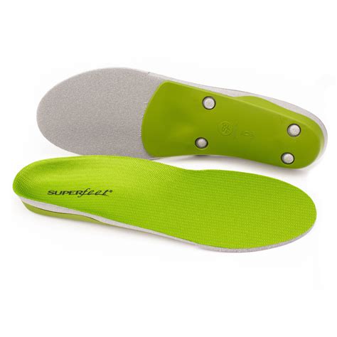 Superfeet All-Purpose Support High Arch Insoles (Green) - Trim-To-Fit ...