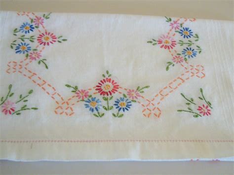 Embroidered Dresser Scarves | Embroidery motifs, Embroidery patterns, Embroidery transfers