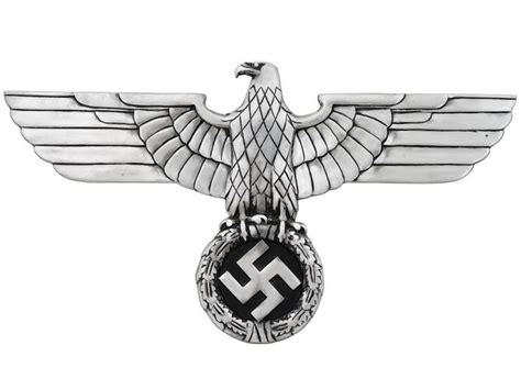 WWII NAZI GERMAN REICHSADLER EAGLE RAILWAY PLATE at auction | LOT-ART