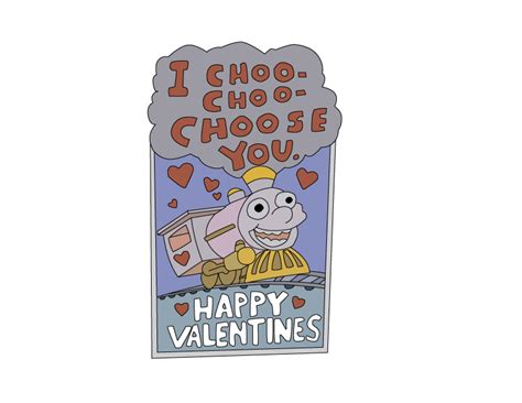 I Choo Choo Choose You, Ralph Wiggum Valentine's day Card ñ_ñ