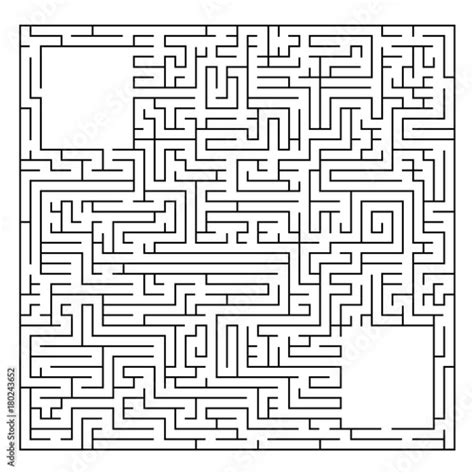 Complex maze puzzle game (high level of difficulty). Labyrinth with ...