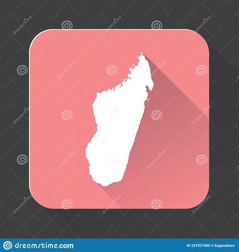 Map Pin With Detailed Map Of Madagascar And Neighboring Countries Cartoon Vector | CartoonDealer ...