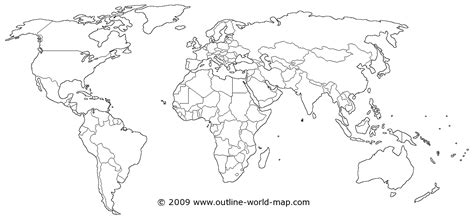 World Map White Outline Png - Wayne Baisey
