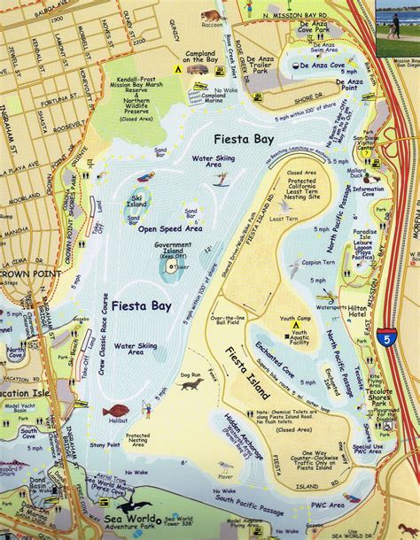 Map Of Mission Bay San Diego - Map Of Massachusetts