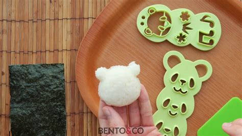 Bento&co - How to Use the Omusubi Panda Mold Set - YouTube