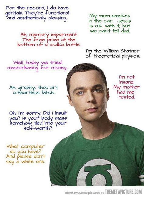 What a wise man Sheldon Cooper is! | Big bang theory quotes, Sheldon cooper quotes, Big bang ...