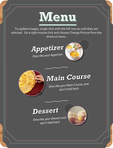 38 Free Simple Menu Templates For Restaurants, Cafes, And Parties