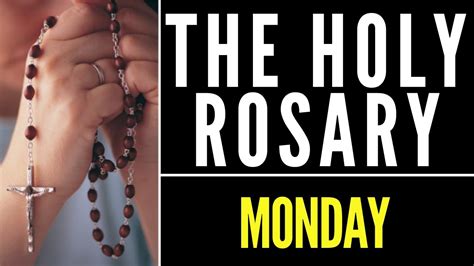 Today Holy Rosary - Monday Holy Rosary - Joyful Mysteries of the Rosary. Pray the Rosary Daily ...