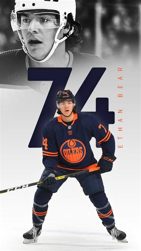 ETHAN BEAR | Oilers hockey, Edmonton oilers hockey, Edmonton oilers