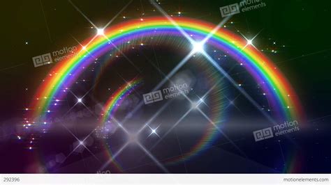 Rainbow A Black Glitter HD Stock Animation | 292396