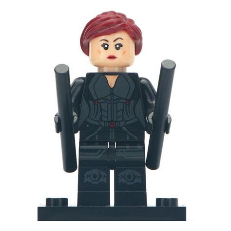 Black Widow Avengers Endgame Marvel Universe Lego Minifigures Include Weapons - Figures