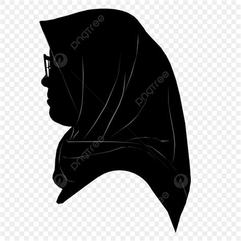 Menina Com Silhueta De Hijab E óculos PNG , Muçulmano, Mulher, ícone Imagem PNG e PSD Para ...