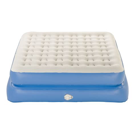 AeroBed Classic Queen 18" Thick Air Mattress, Pump Included, Blue - Walmart.com