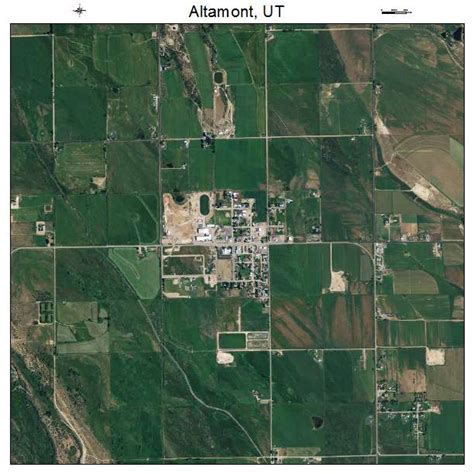 Aerial Photography Map of Altamont, UT Utah