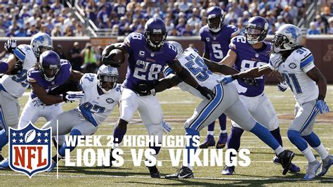 Lions vs. Vikings | Week 2 Highlights | NFL - YouTube