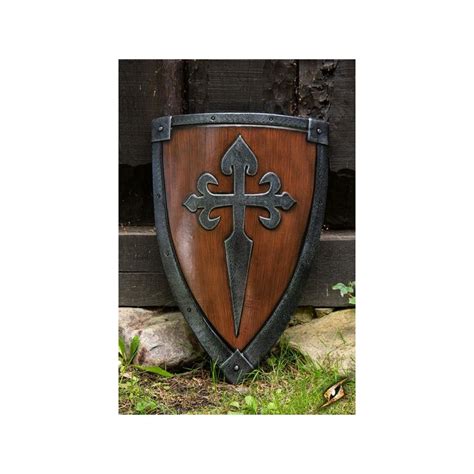 Crusader Shield - wood/steel