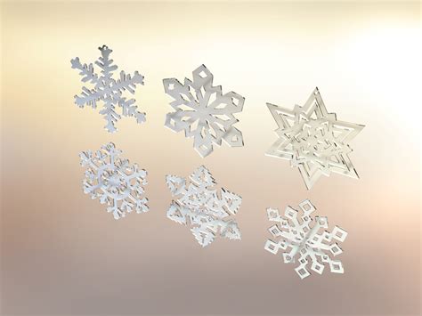 Free STL file 2D Snowflake ️・3D printer design to download・Cults