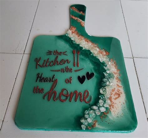 Green Kitchen Wooden Resin Wall Plaque, Size: 22.5l X 8.2b Inch at Rs 1800/piece in Ahmedabad