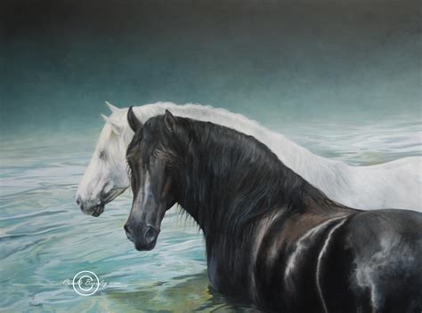 Pure Spanish Stallion, Carolle Beaudry Art Équin : Equestrain Art ...