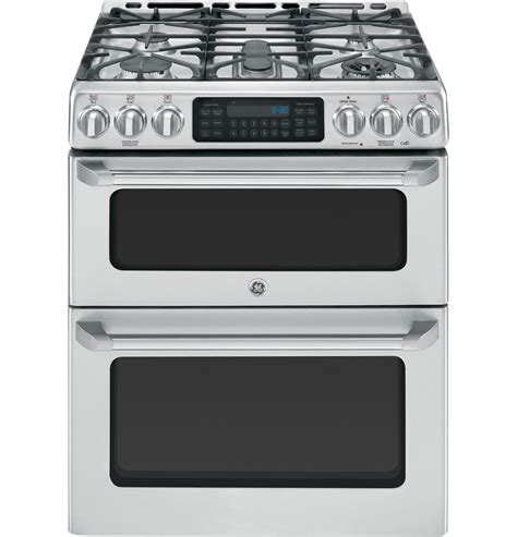 GE Cafe™ Series 30" Free-Standing Gas Double Oven with Convection Range ...