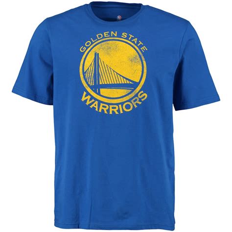 Men's Golden State Warriors Royal Distressed T-Shirt