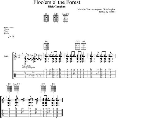 The Flowers Of The Forest Lyrics And Chords by Dick Gaughan - Irish ...