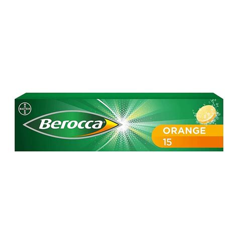 Berocca Orange Flavour Effervescent Tablets, Packaging Type: Tube, Dose ...