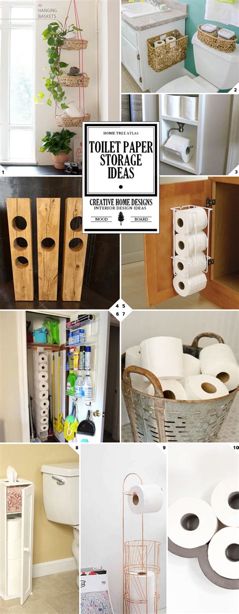 10 Bathroom Toilet Paper Storage Ideas and Styles | Home Tree Atlas