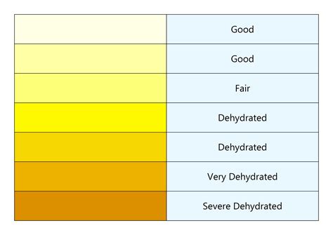 Dehydration Urine Color Chart Infographic Health Summer Summertime 10 | Porn Sex Picture