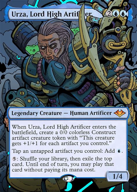 Custom MTG Urza, Lord High Artificer Alter Sleeve by Samuel Alexander ...