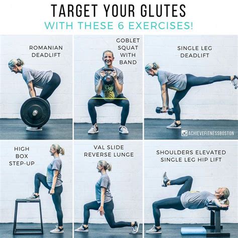 TARGET YOUR GLUTES WITH THESE 6 EXERCISES to help you target your glutes! You may be surprised ...