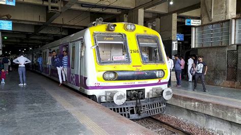 Mumbai Local Train Vashi Station Mumbai Max. - YouTube