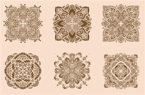 mandala pattern line design 20582484 Vector Art at Vecteezy