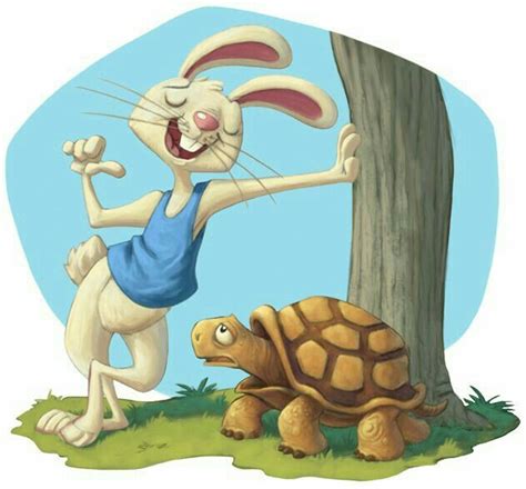 Pin by Kathy Huynh on mn | Rabbit and tortoise, Hare illustration, Tortoise pictures