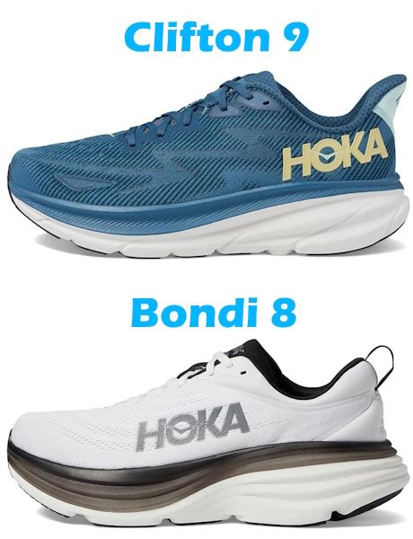 HOKA Clifton Vs Bondi - Comparison of HOKA's Popular Daily Trainers - Find My Footwear