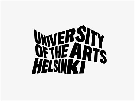 University of the Arts Helsinki logo (With images) | Graphic design ...