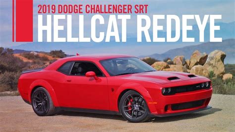 REDEYE: 2019 Dodge Challenger SRT Hellcat Redeye Review - YouTube