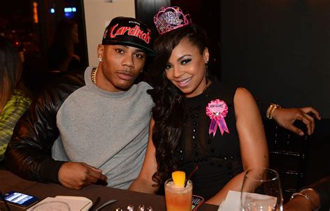 Nelly's Ex-girlfriend Ashanti Shows off Her Curves in a Chic Printed ...