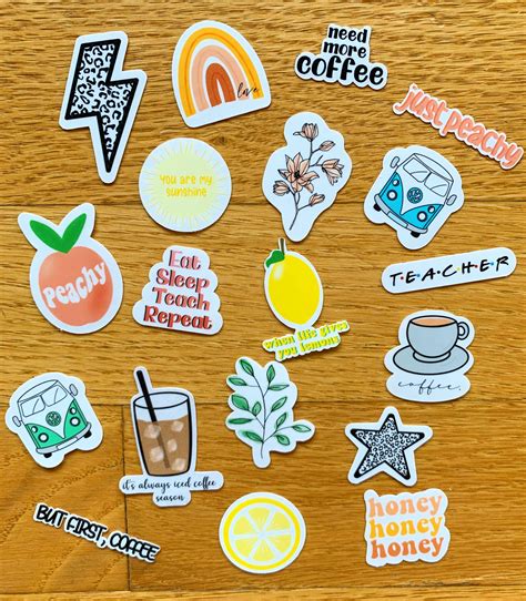 Mini Sticker Pack Waterproof Stickers Phone Stickers Laptop | Etsy