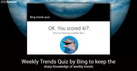 Follow the Latest Trends With Bing’s Weekly Trends Quiz | Quiz ...