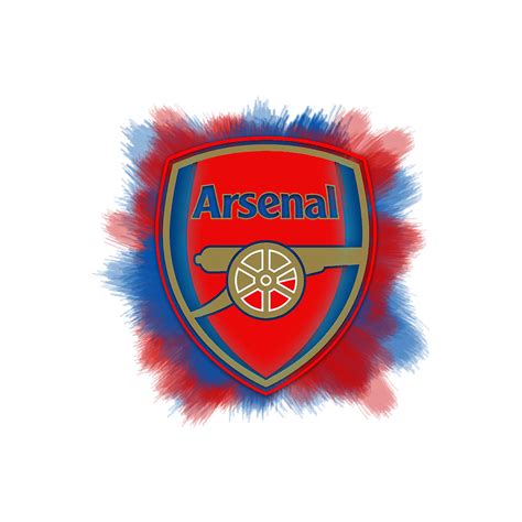 Arsenal FC Logo Fan Art Design Digital Art by Yudha Agung Prawira