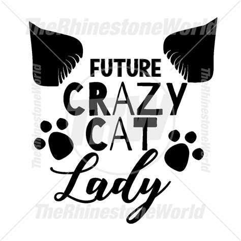 Crazy Cat Lady SVG