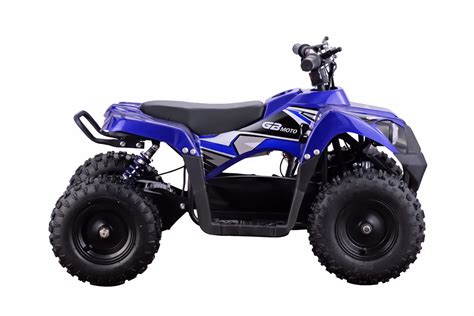 500W 36V Monster Electric ATV Mini Quad Four Wheeler for Kids (Blue)